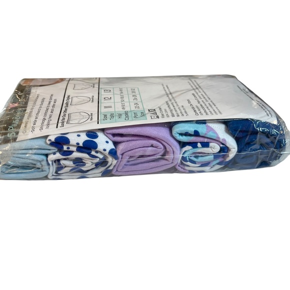 Kmart PINK Briefs Underwear Womens Plus Sz 13 Cotton 5 Pack Blue Purple Polka Do - Picture 5 of 14